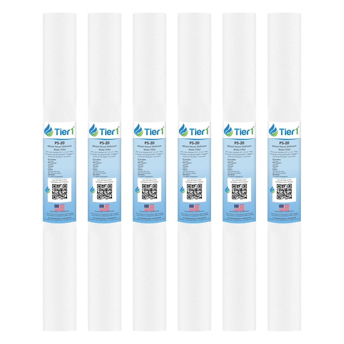 P5-20 Pentek Comparable Whole House Sediment Water Filter by Tier1 - DiscountFilterStore.com