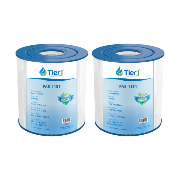 Tier1 Pool Filter for Size 1 (2-Pack) -Washable Trilobal Dirt-Lock Pleats - Pool and Spa Filters - 7.08 - DiscountFilterStore.com