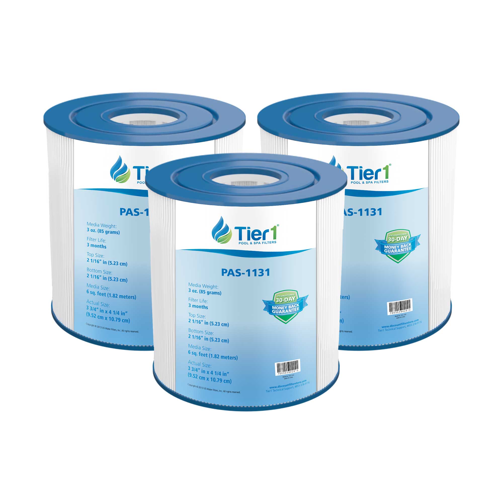 3-3/4 x 4-1/4 Inch Tier1 Brand Replacement For Size 1 (2-Pack) - DiscountFilterStore.com