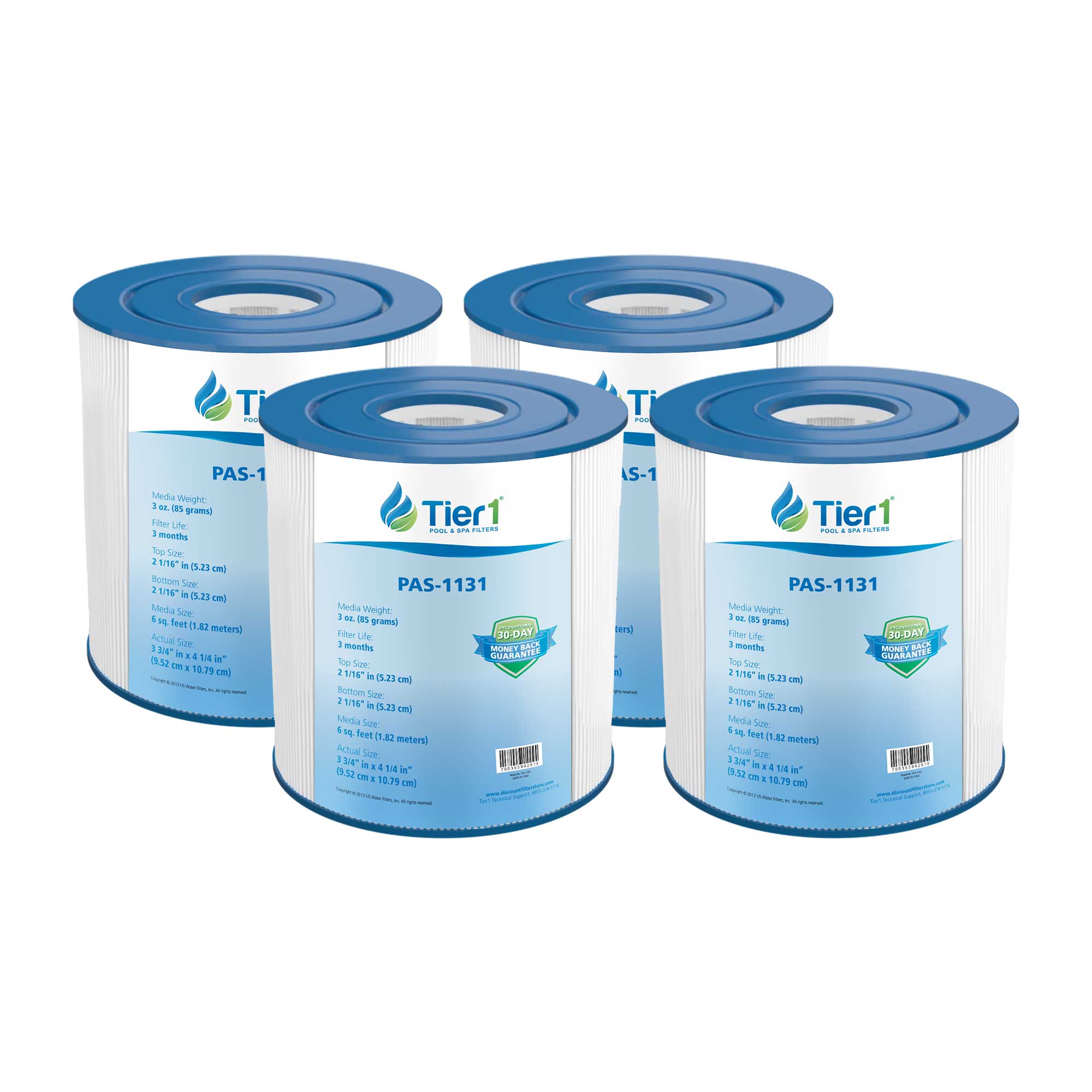 3-3/4 x 4-1/4 Inch Tier1 Brand Replacement For Size 1 (2-Pack) - DiscountFilterStore.com