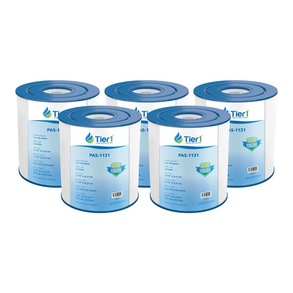Tier1 Pool Filter for Size 1 (2-Pack) -Washable Trilobal Dirt-Lock Pleats - Pool and Spa Filters - 7.08 - DiscountFilterStore.com