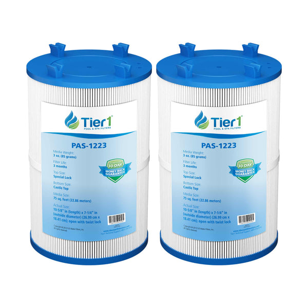 Tier1 Spa Filter for Dimension One 1561-00 -Washable Trilobal Dirt-Lock Pleats - Pool and Spa Filters - 26.28 - DiscountFilterStore.com