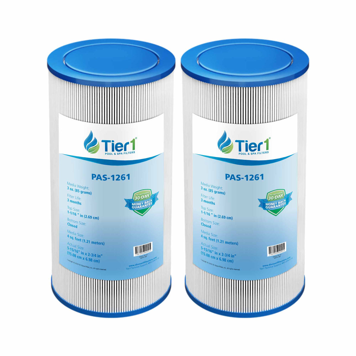 Tier1 Spa Filter for Icon 136629 3-7 SF Skim -Washable Trilobal Dirt-Lock Pleats