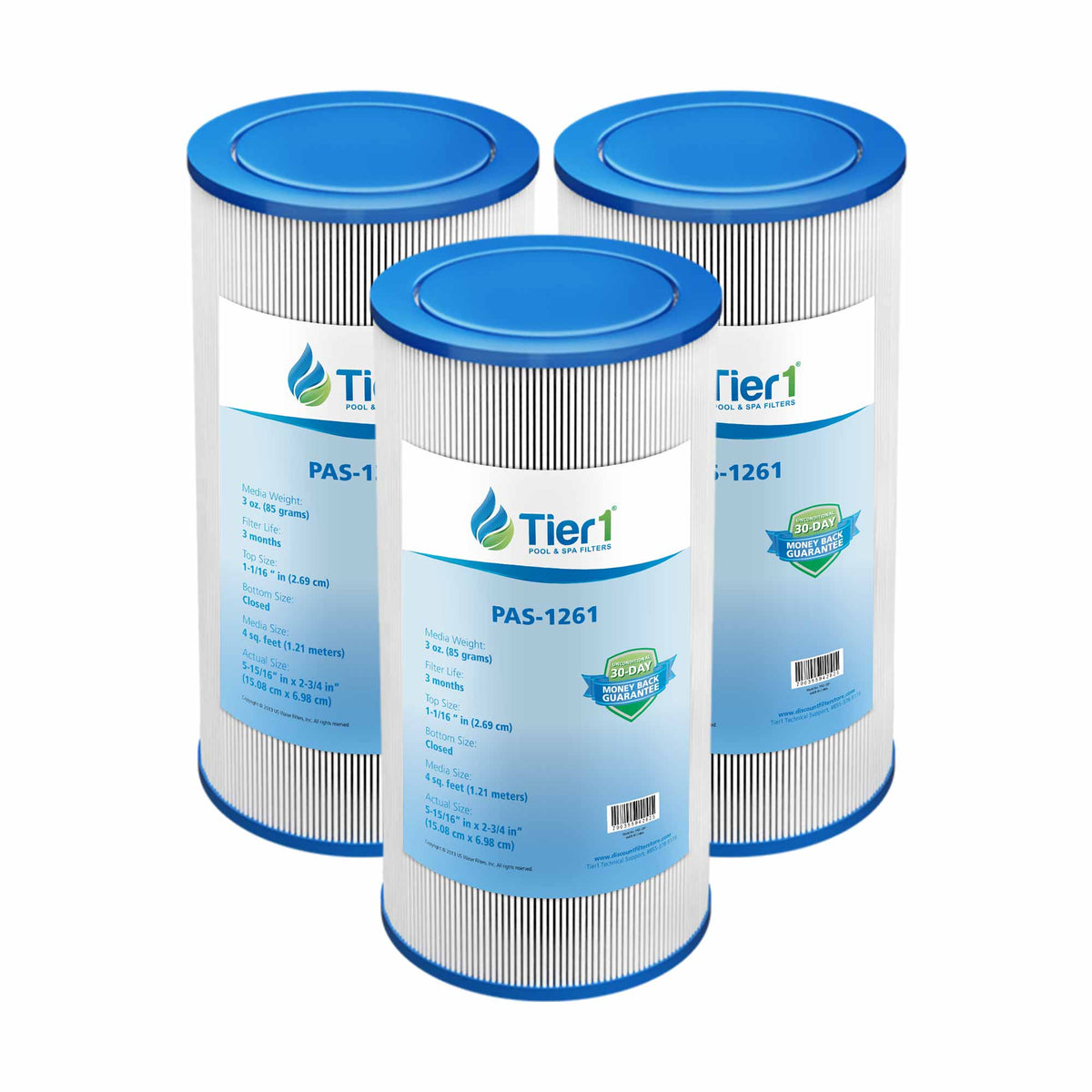 Tier1 Spa Filter for Icon 136629 3-7 SF Skim -Washable Trilobal Dirt-Lock Pleats