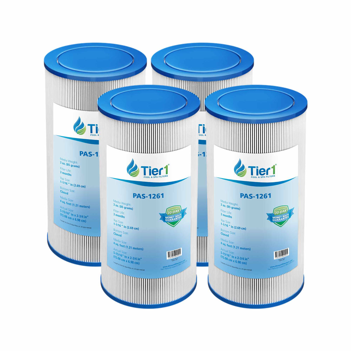 Tier1 Spa Filter for Icon 136629 3-7 SF Skim -Washable Trilobal Dirt-Lock Pleats