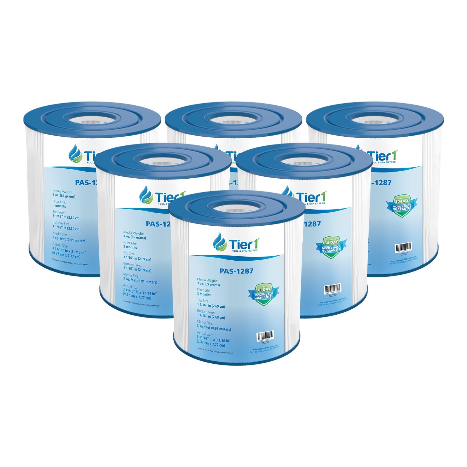 Tier1 Pool Filter for Predator Pool Filter -Washable Trilobal Dirt-Lock Pleats