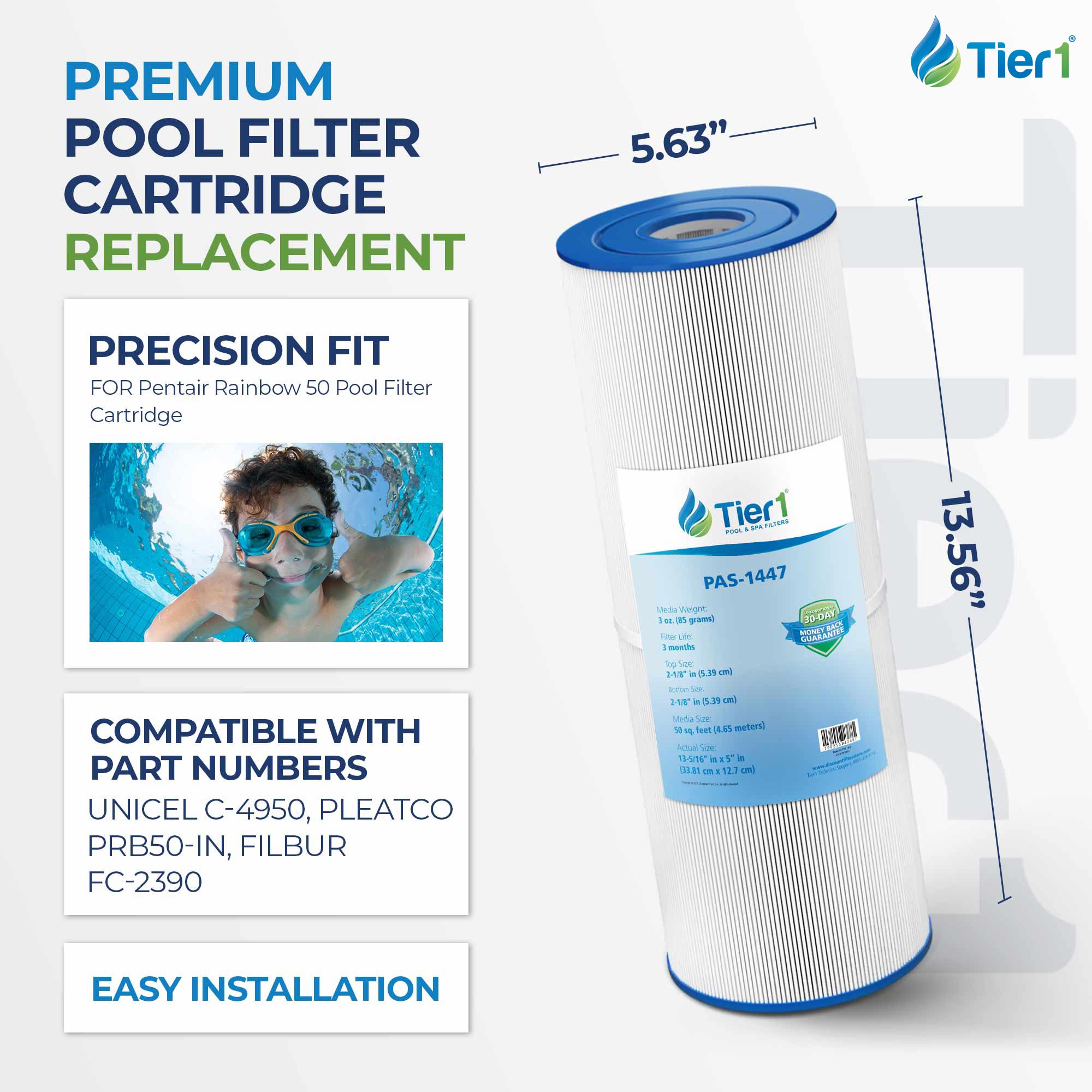 13-5/16 x 5 Inch Tier1 Brand Replacement For 03FIL1600