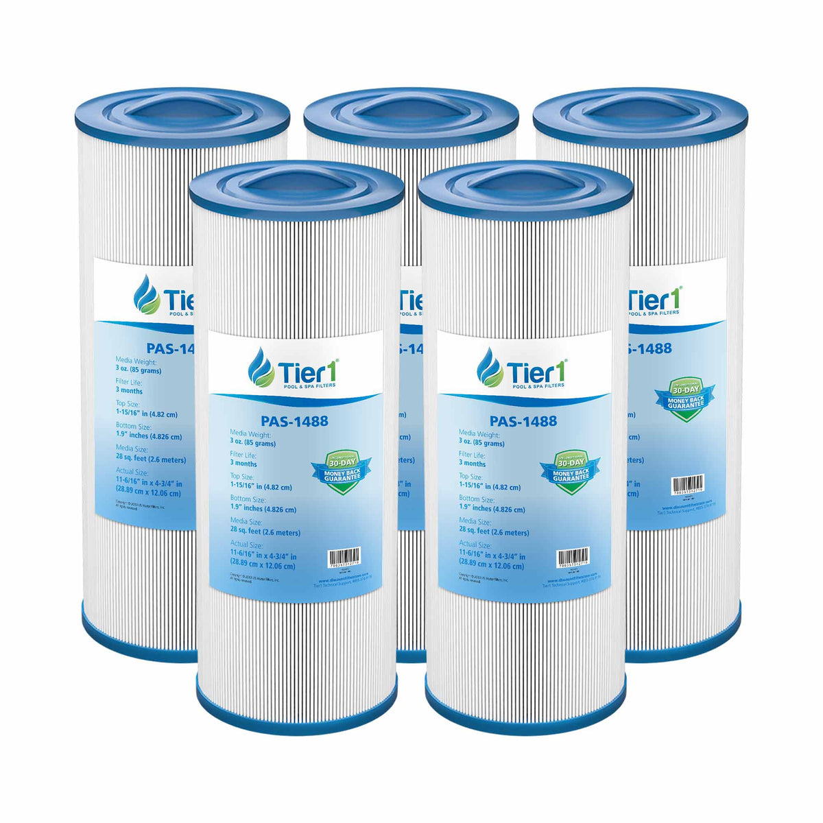 11-3/8 x 4-3/4 Inch Tier1 Brand Replacement Filter For PSG27.5 - DiscountFilterStore.com