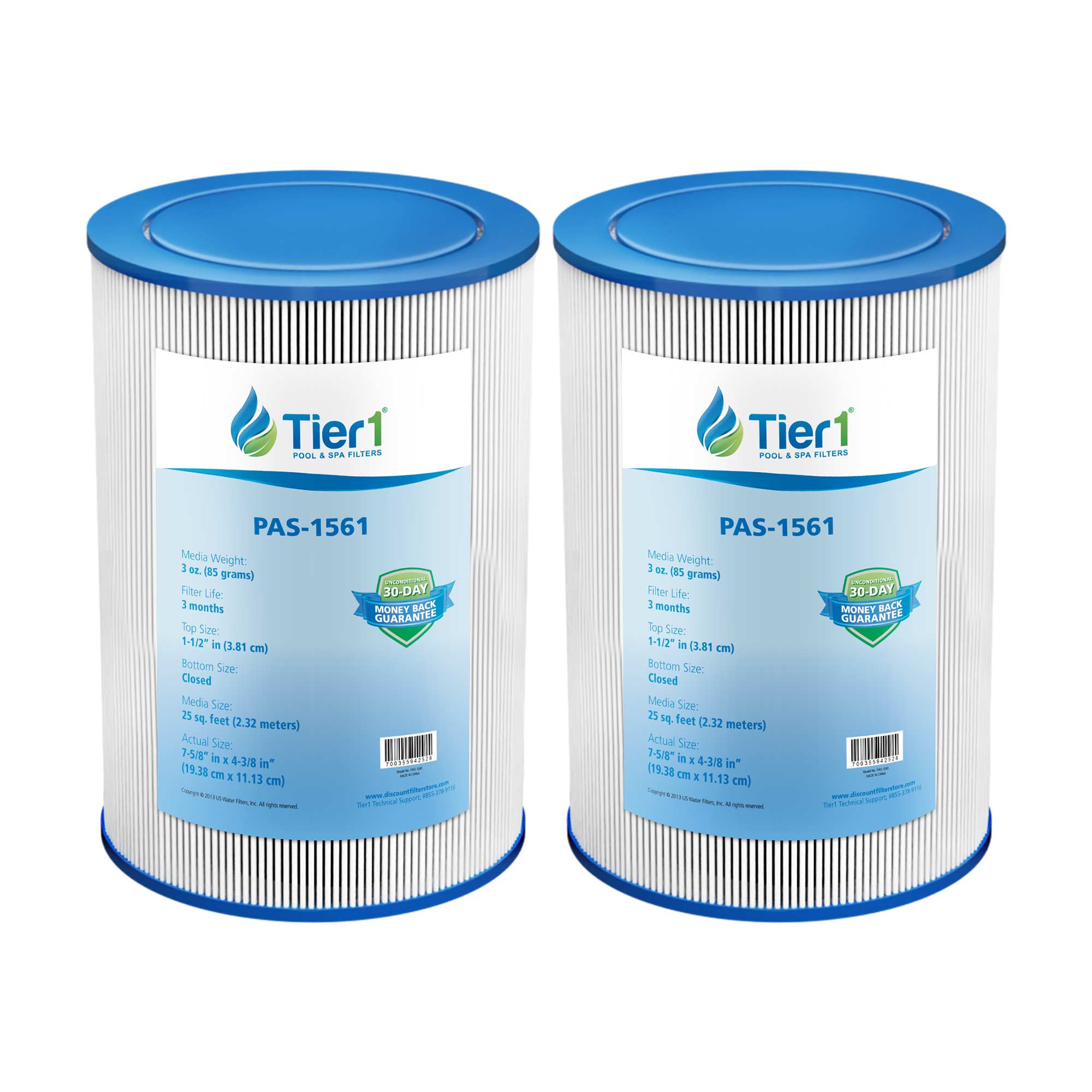 7-5/8 x 4-3/8 Inch Tier1 Brand Replacement For FC-0186, PVT25N-P4-M - DiscountFilterStore.com