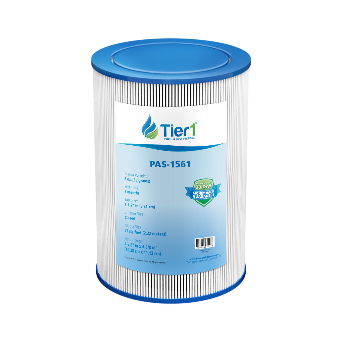 7-5/8 x 4-3/8 Inch Tier1 Brand Replacement For FC-0186, PVT25N-P4-M - DiscountFilterStore.com