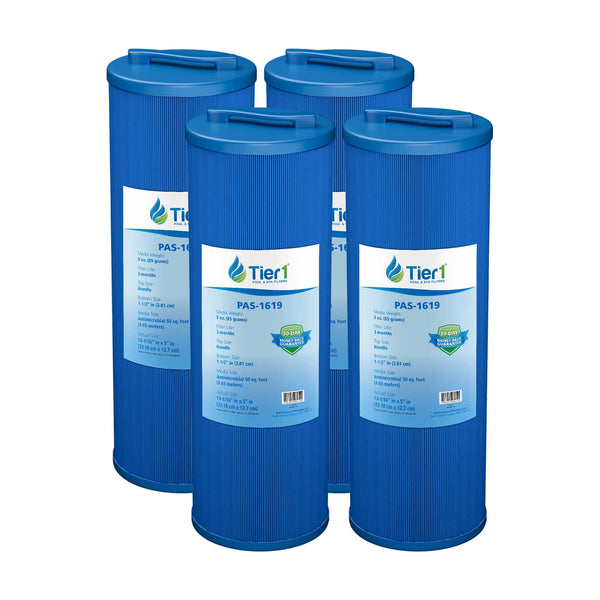 Tier1 Spa Filter for Teleweir 50 (Antimicrobial) -Washable Trilobal Pleats - Pool and Spa Filters - 26.89 - DiscountFilterStore.com
