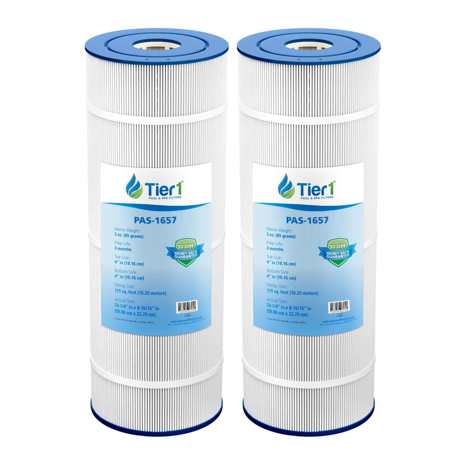 23-1/4 x 8-15/16 Inch Tier1 Replacement Pools And Spa Filter For CCX1750-RE & 817-0150N - DiscountFilterStore.com