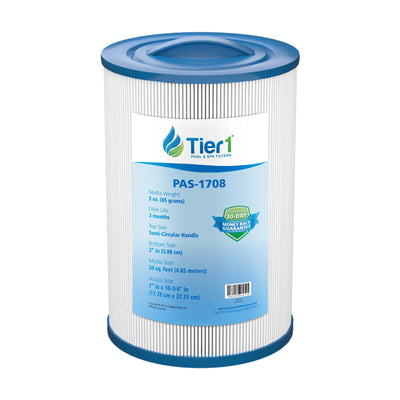Tier1 Pool Filter for PLEATCO-PCD50 -Washable Trilobal Dirt-Lock Pleats - Pool and Spa Filters - 28.61 - DiscountFilterStore.com