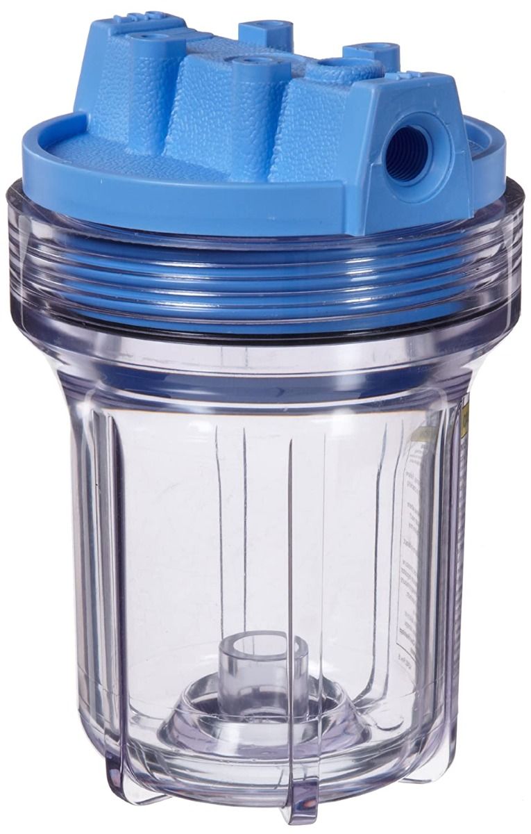 158111 Pentek 5" Clear Slim Line Clear Filter Housing - DiscountFilterStore.com