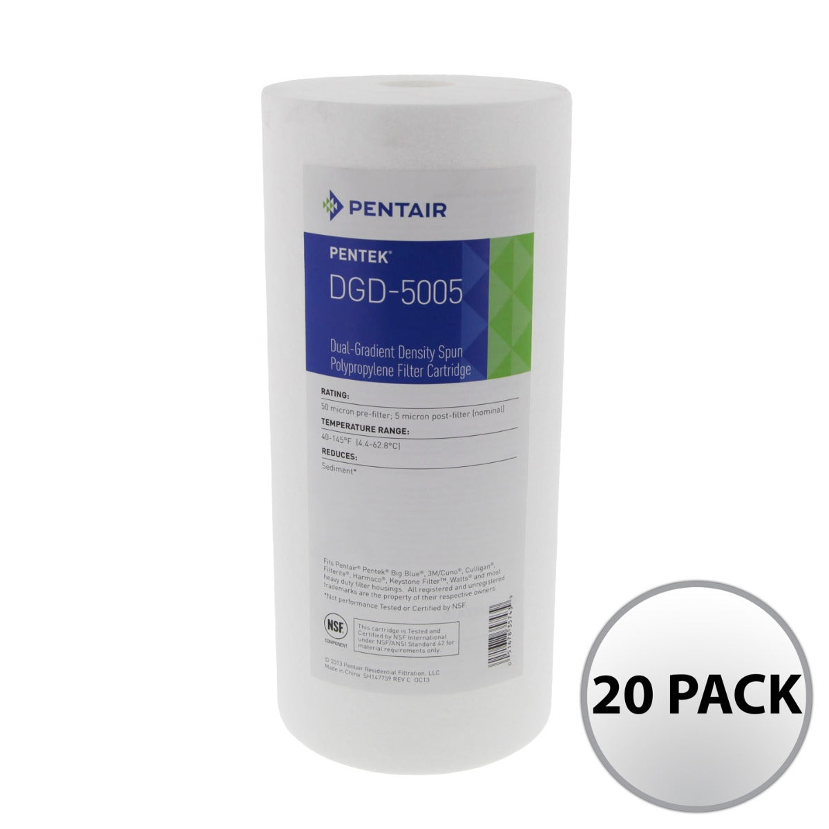 DGD-5005 Pentek Whole House Filter Replacement Cartridge - DiscountFilterStore.com