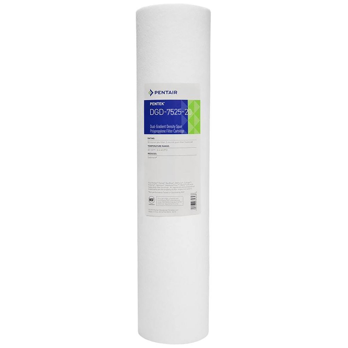 DGD-7525-20 Pentek Whole House Replacement Sediment Filter Cartridge - DiscountFilterStore.com