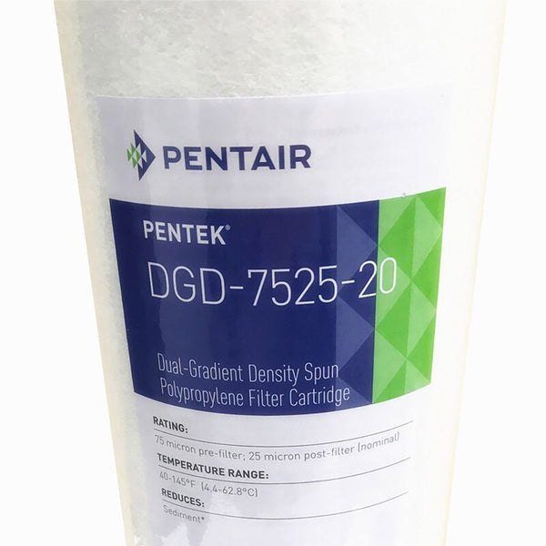 DGD-7525-20 Pentek Whole House Replacement Sediment Filter Cartridge - Whole House Cartridges - 34.7 - DiscountFilterStore.com