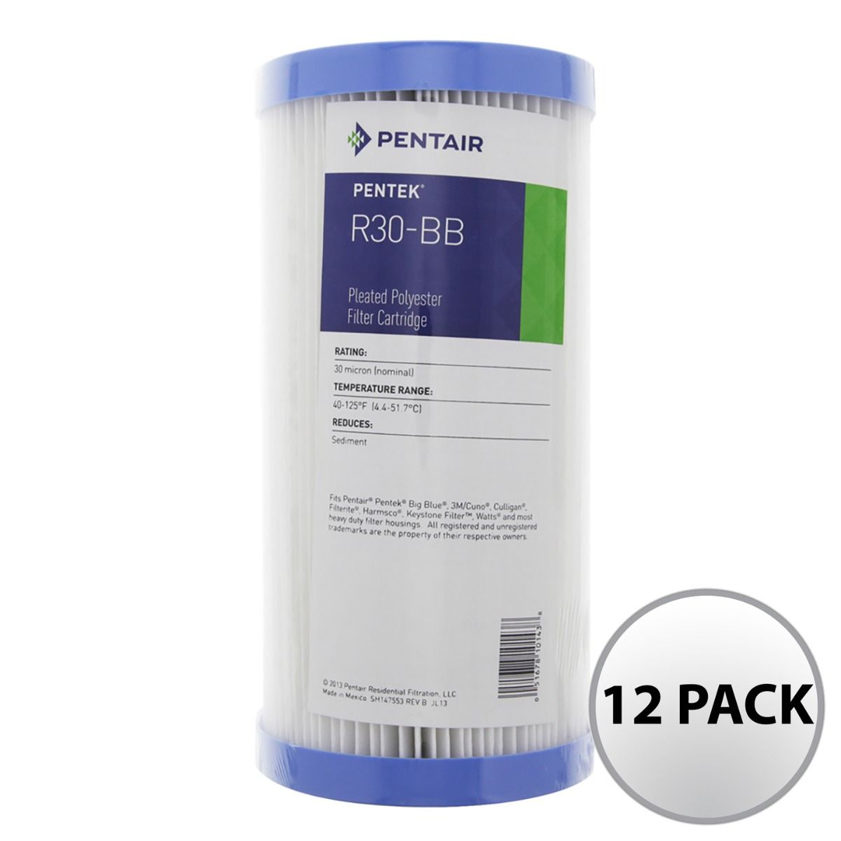R30-BB Pentek Whole House Water Filter Replacement Cartridge - DiscountFilterStore.com