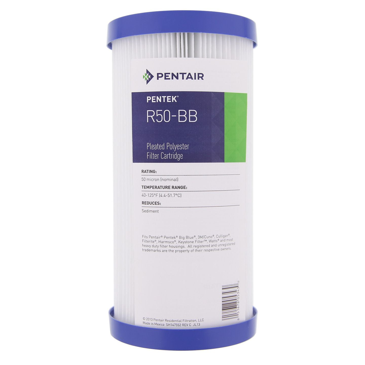 R50-BB Pentek Whole House Filter Replacement Cartridge - DiscountFilterStore.com