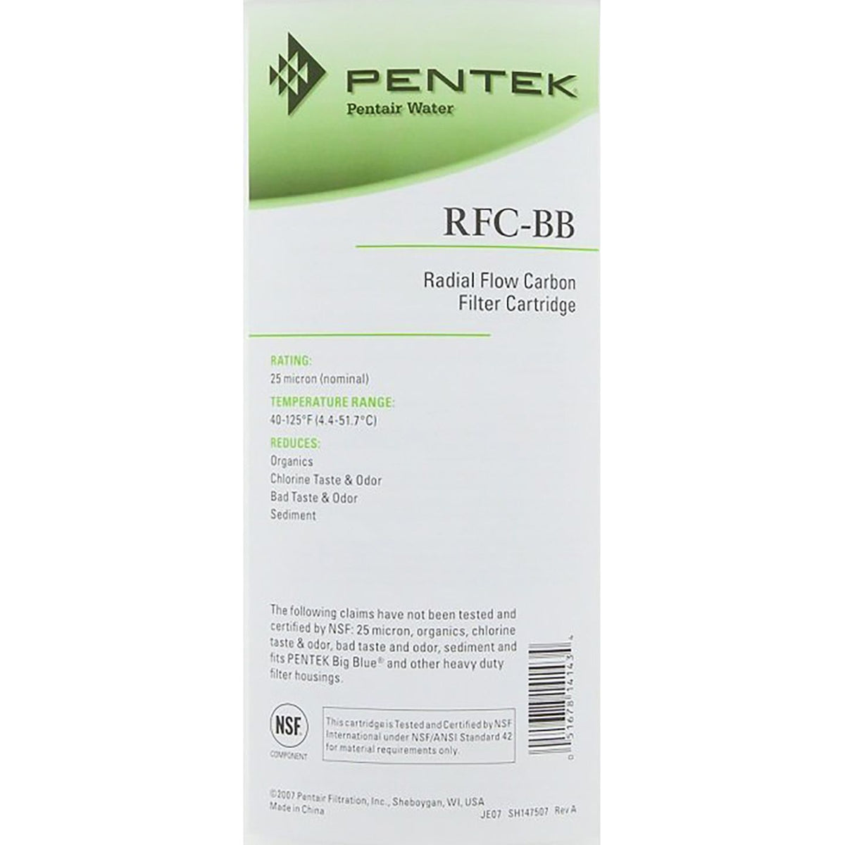 RFC-BB Pentek Whole House Water Filter Cartridge Replacement - DiscountFilterStore.com