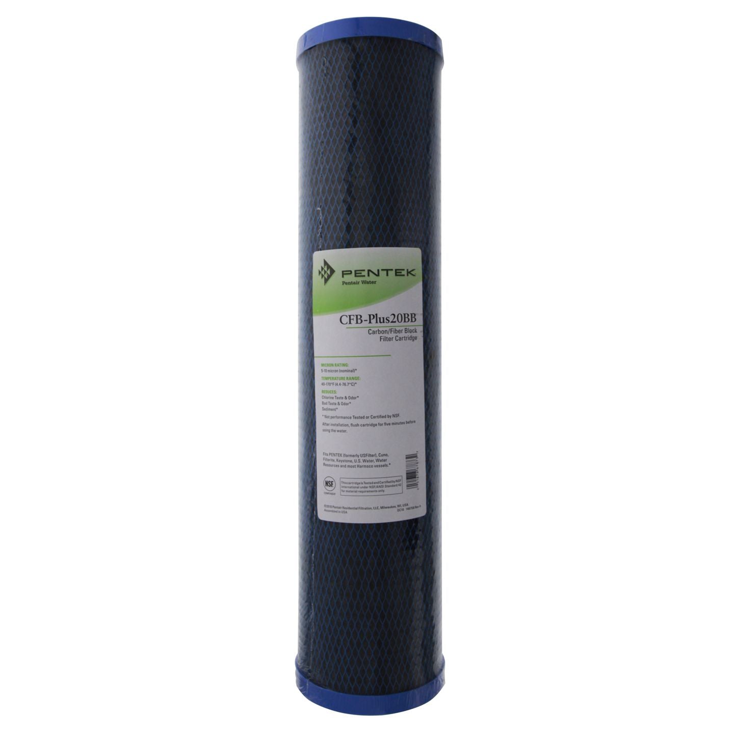 CFB-PLUS20BB Pentek Replacement Water Filter Cartridge - DiscountFilterStore.com