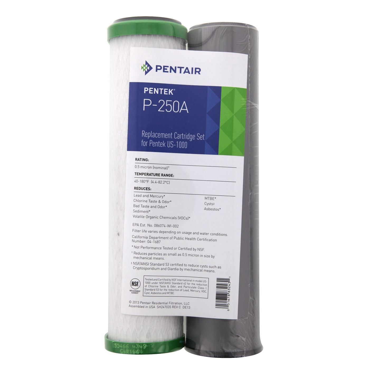 P-250A Pentek Undersink Filter Set - DiscountFilterStore.com