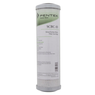 Pentek SCBC-10 Silvered Carbon Block - Whole House Cartridges - 39.27 - DiscountFilterStore.com