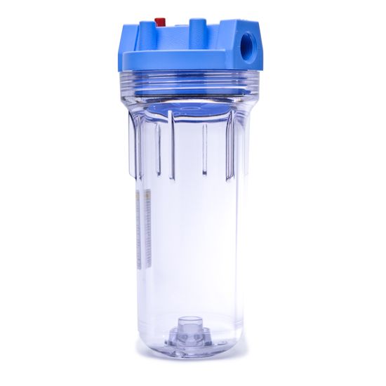 STANDARD-CLEAR-34-PR10 Pentek Whole House Standard 10 inch Filter Housing - DiscountFilterStore.com