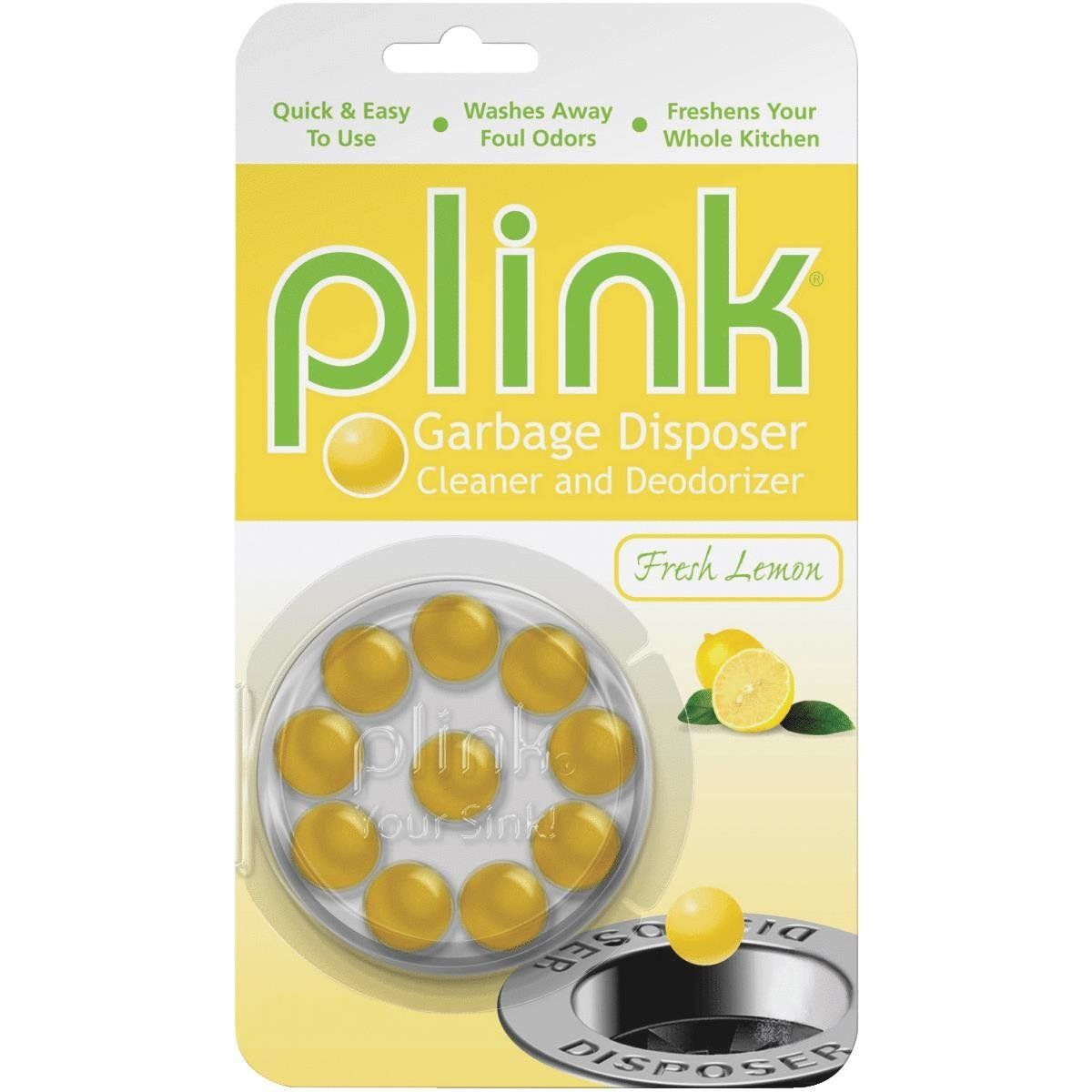 Plink Lemon Scent Garbage Disposal Cleaner and Deodorizer (10 Count) - DiscountFilterStore.com