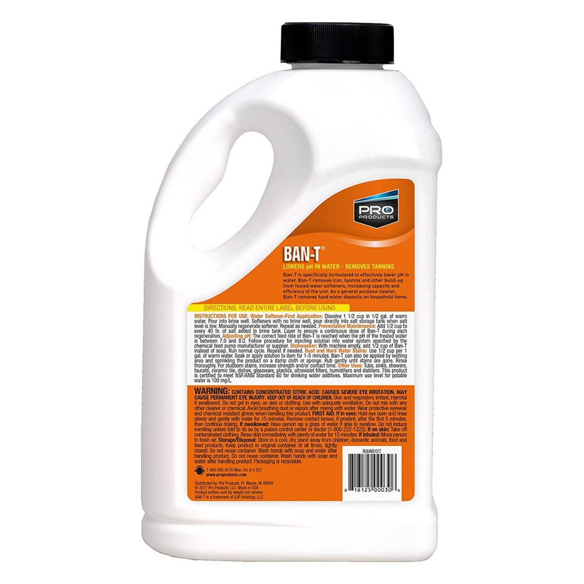 RU64N Pro Products Ban T Alkaline Water Neutralizer and Cleaner