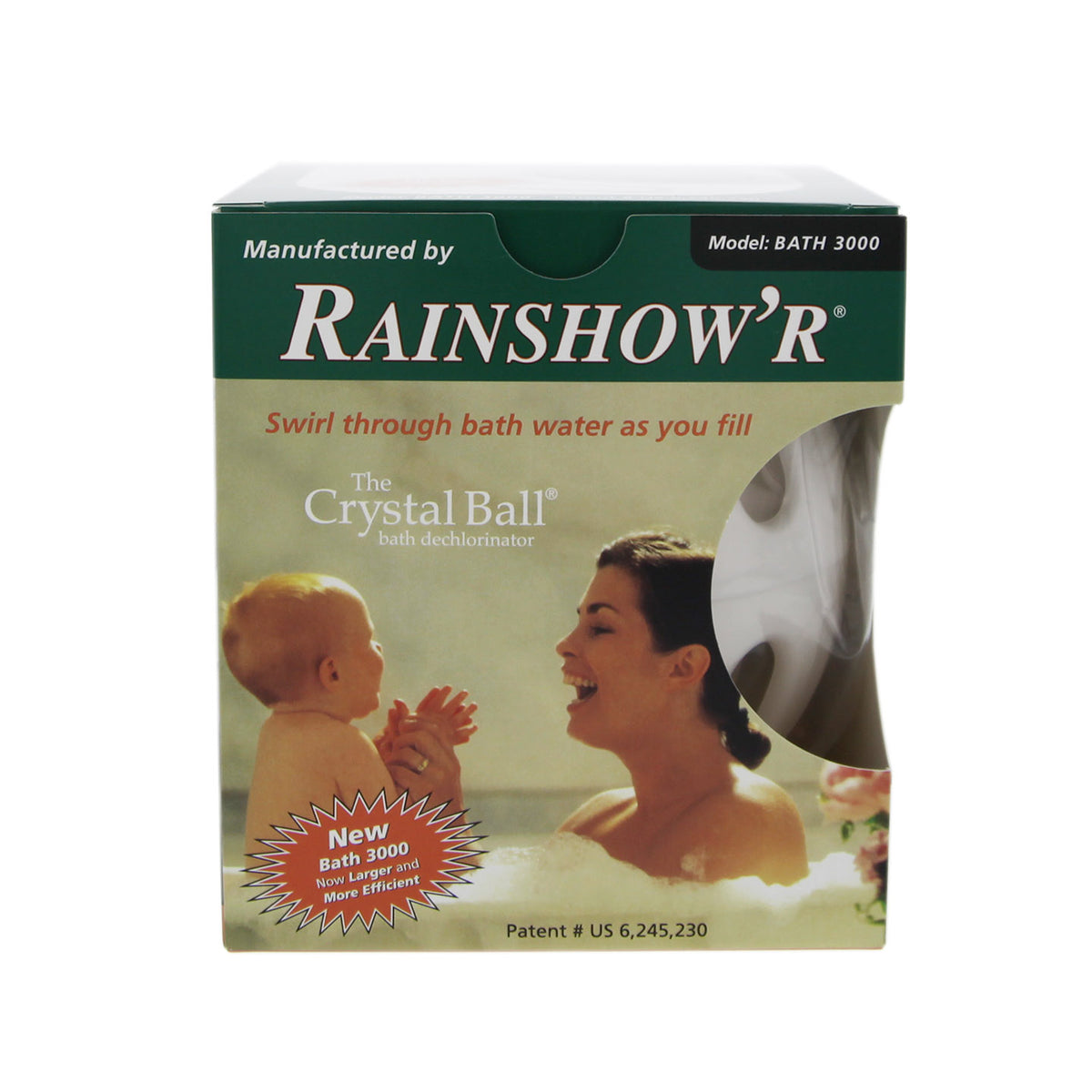 Rainshower BATH-3000 Crystal Ball Bath Dechlorinator - DiscountFilterStore.com