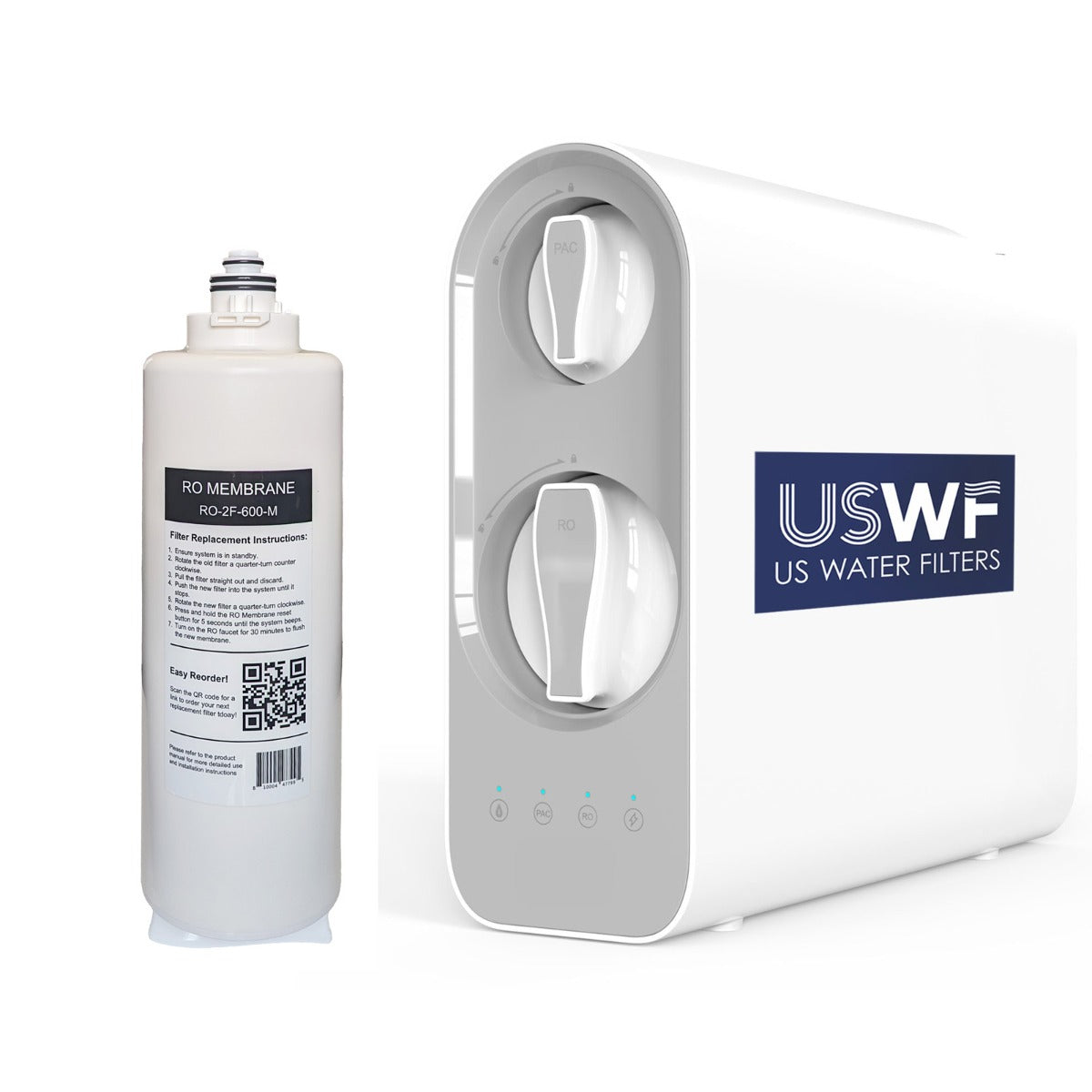 Replacement RO Membrane for USWF RO-2F-600 tankless Reverse Osmosis System - DiscountFilterStore.com