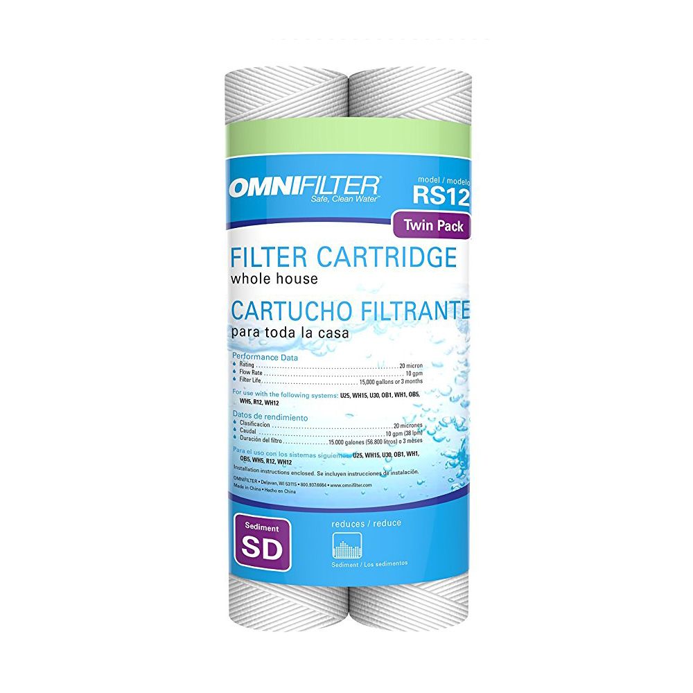 RS12-DS3-S06 OmniFilter Whole House Water Filter Cartridges (2-Pack) - DiscountFilterStore.com