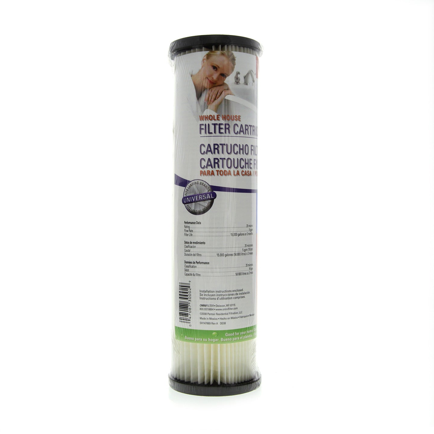 RS1-SS OmniFilter Replacement Whole House Water Filter Cartridge - DiscountFilterStore.com