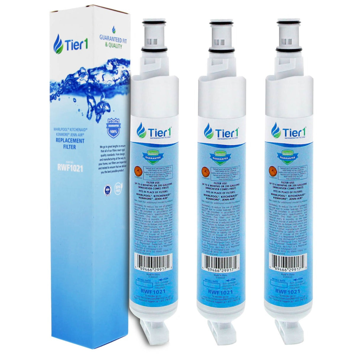 EDR6D1 EveryDrop 4396701 Whirlpool Comparable Refrigerator Water Filter Replacement By Tier1 - DiscountFilterStore.com