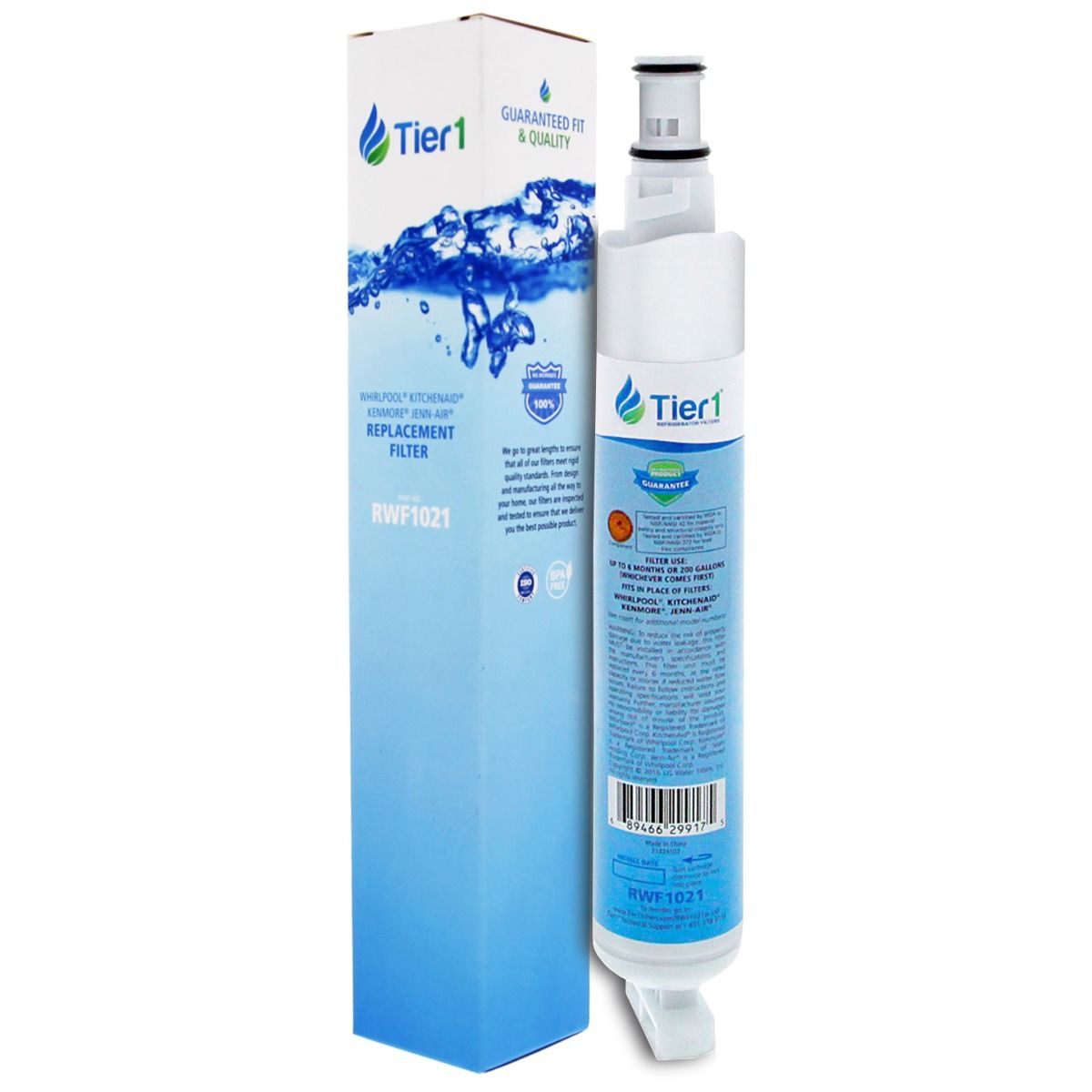 EDR6D1 EveryDrop 4396701 Whirlpool Comparable Refrigerator Water Filter Replacement By Tier1 - DiscountFilterStore.com