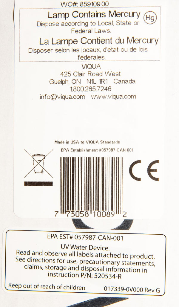 S463-QL Lamp/ Quartz Sleeve Combo Pack by Viqua - Whole House Systems - 139.0 - DiscountFilterStore.com