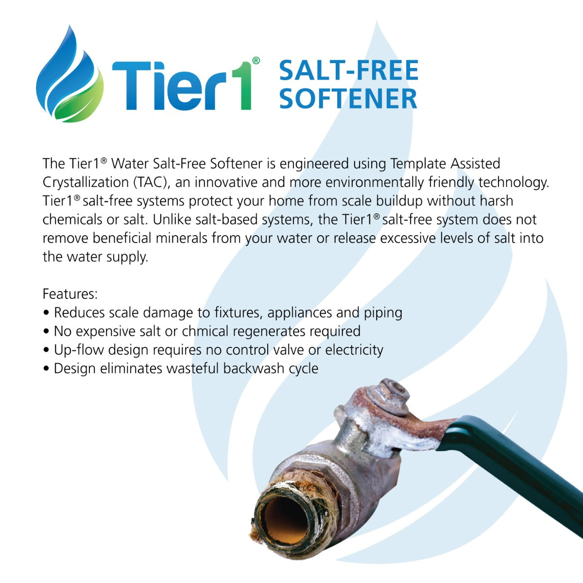 Eco Series Salt Free Water Softener Alternative with Chlorine, Taste & Odor Reduction System by Tier1 for 4 - 6 Bathrooms - DiscountFilterStore.com