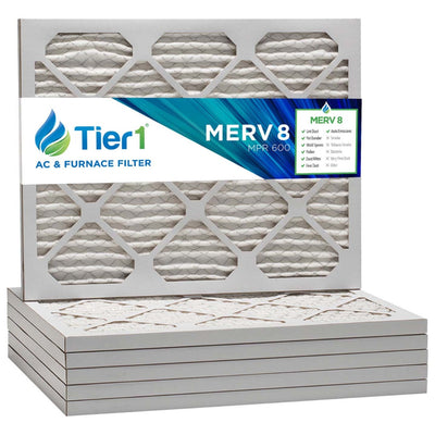 16x22x1 Merv 8 Universal Air Filter By Tier1 (6-Pack) - Air Filters - 91.82 - DiscountFilterStore.com