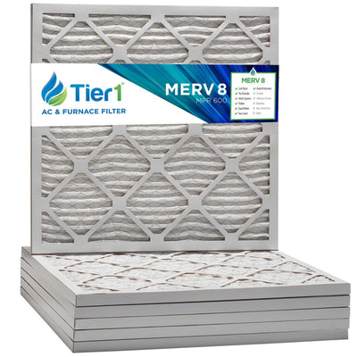 20x20x1 Merv 8 Universal Air Filter By Tier1 (6-Pack) - Air Filters - 53.23 - DiscountFilterStore.com