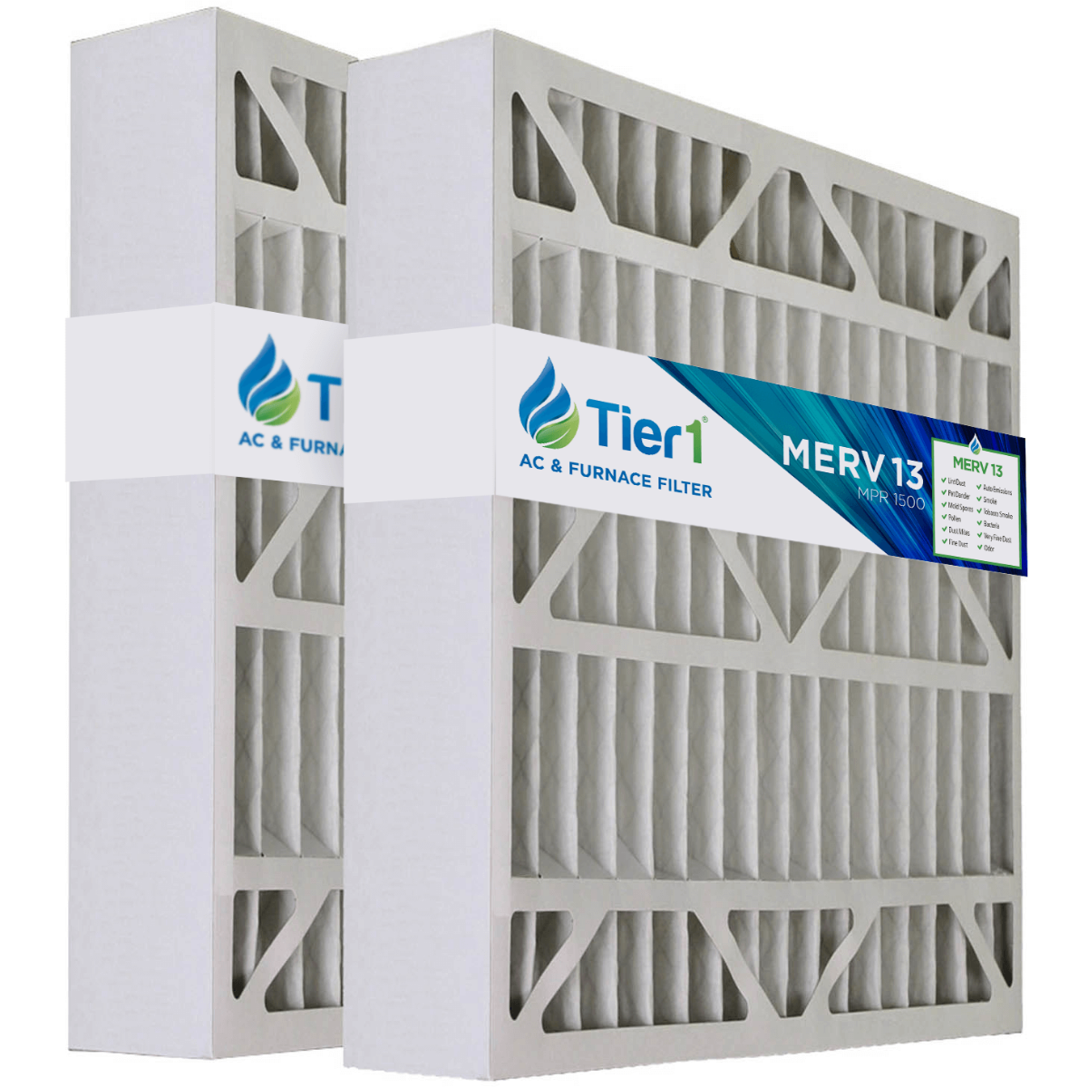 Tier1 brand replacement for Lennox X0585 - 20 x 20 x 5 - MERV 13 (2-Pack)