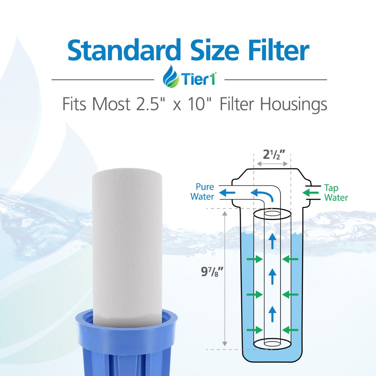 P20 Pentek Comparable Whole House Sediment Water Filter by Tier1 - DiscountFilterStore.com
