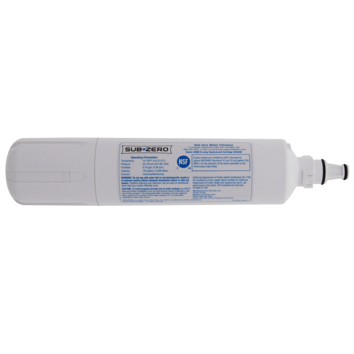 4204490 Sub-Zero Refrigerator Water Filter - DiscountFilterStore.com