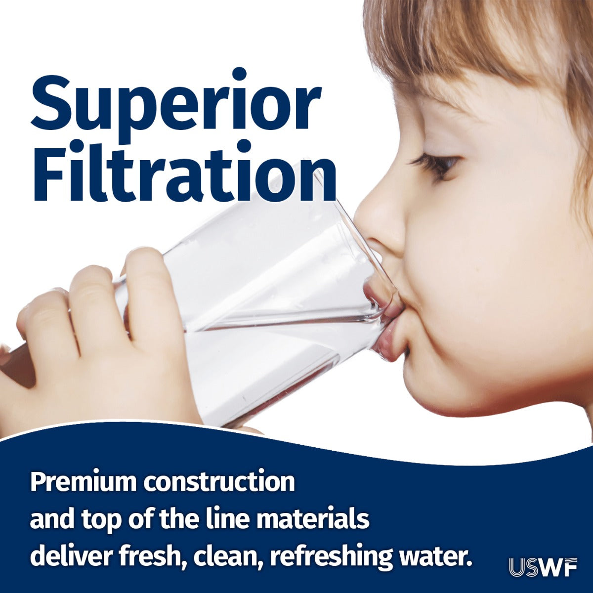 USWF 5 Micron 10"x2.5" String Wound Sediment Filter - DiscountFilterStore.com