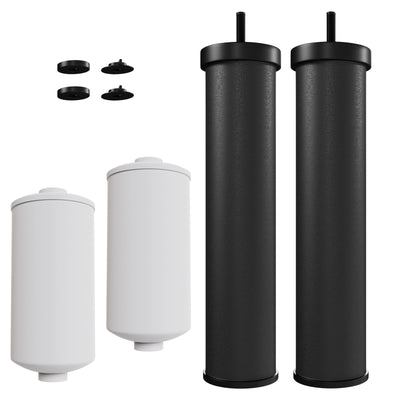 USWF Gravity Filter Elements Combo Pack, Black Carbon and Fluoride Elements - Countertop & Faucet Filters - 55.99 - DiscountFilterStore.com
