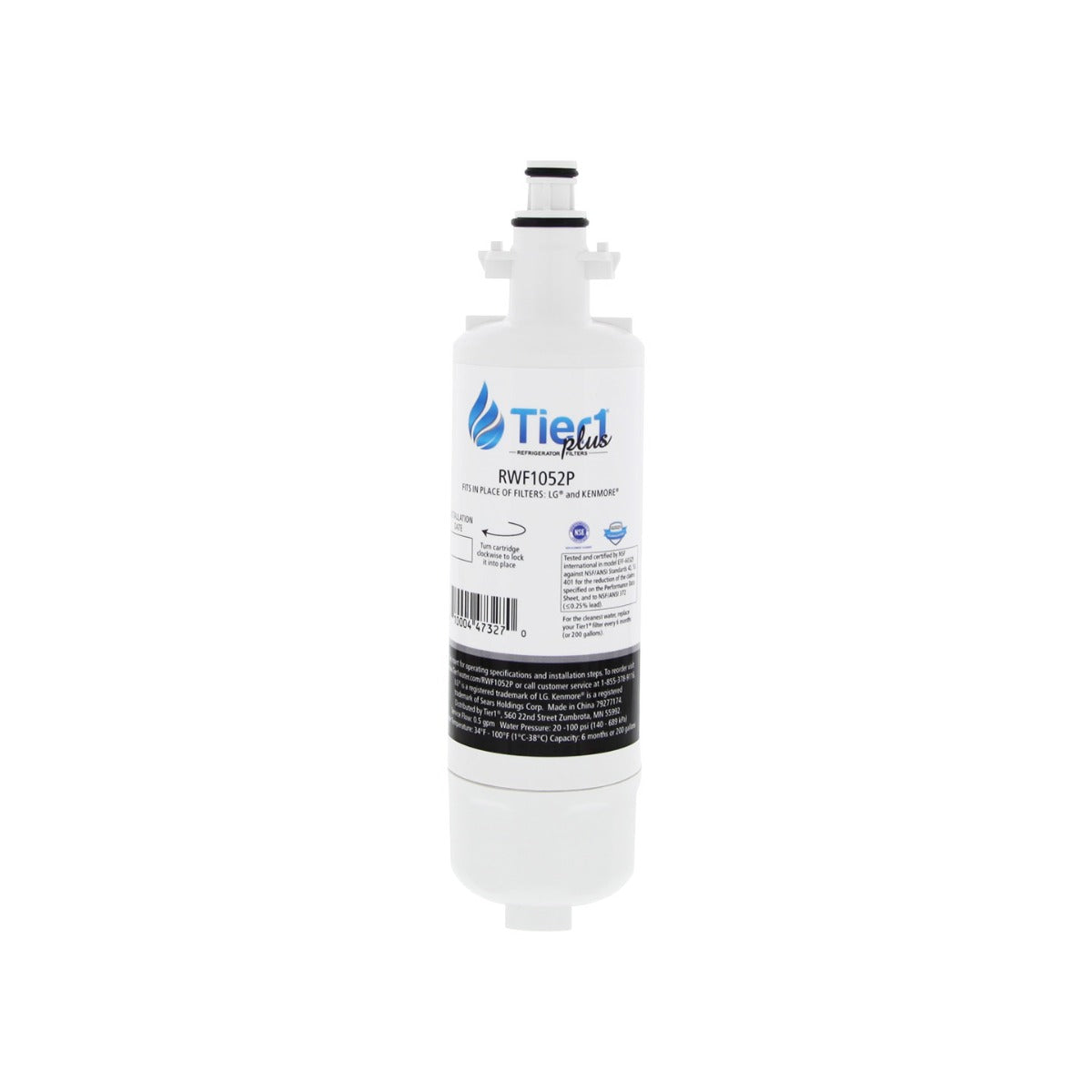 LT700P LG Comparable Lead and Mercury Reducing Refrigerator Water Filter By Tier1 Plus - DiscountFilterStore.com