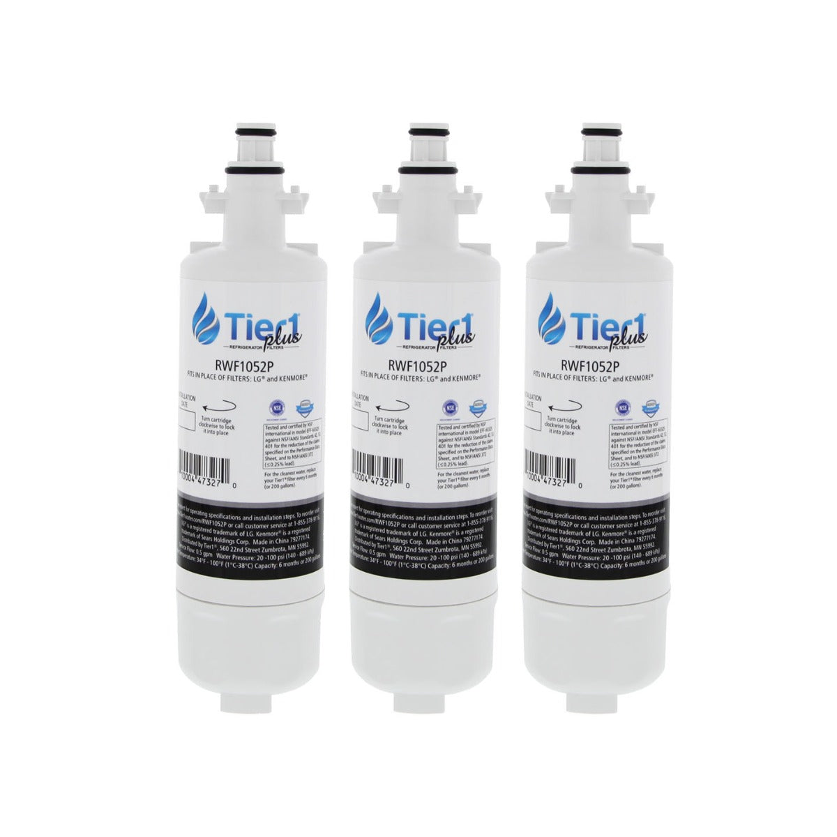 LT700P LG Comparable Lead and Mercury Reducing Refrigerator Water Filter By Tier1 Plus - DiscountFilterStore.com