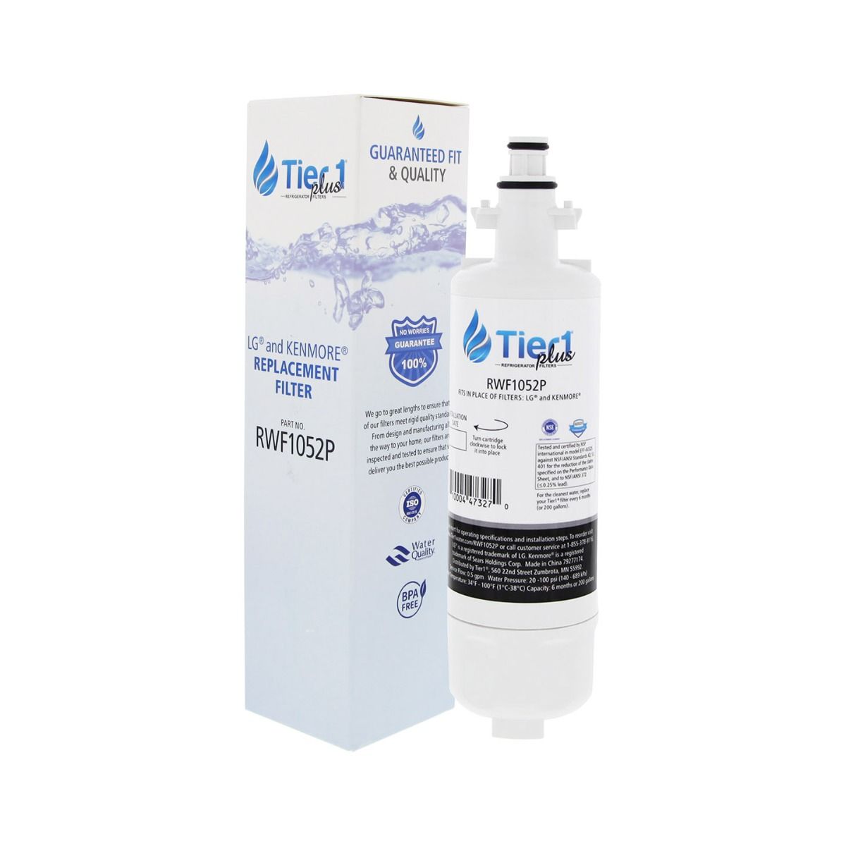 LT700P LG Comparable Lead and Mercury Reducing Refrigerator Water Filter By Tier1 Plus - DiscountFilterStore.com