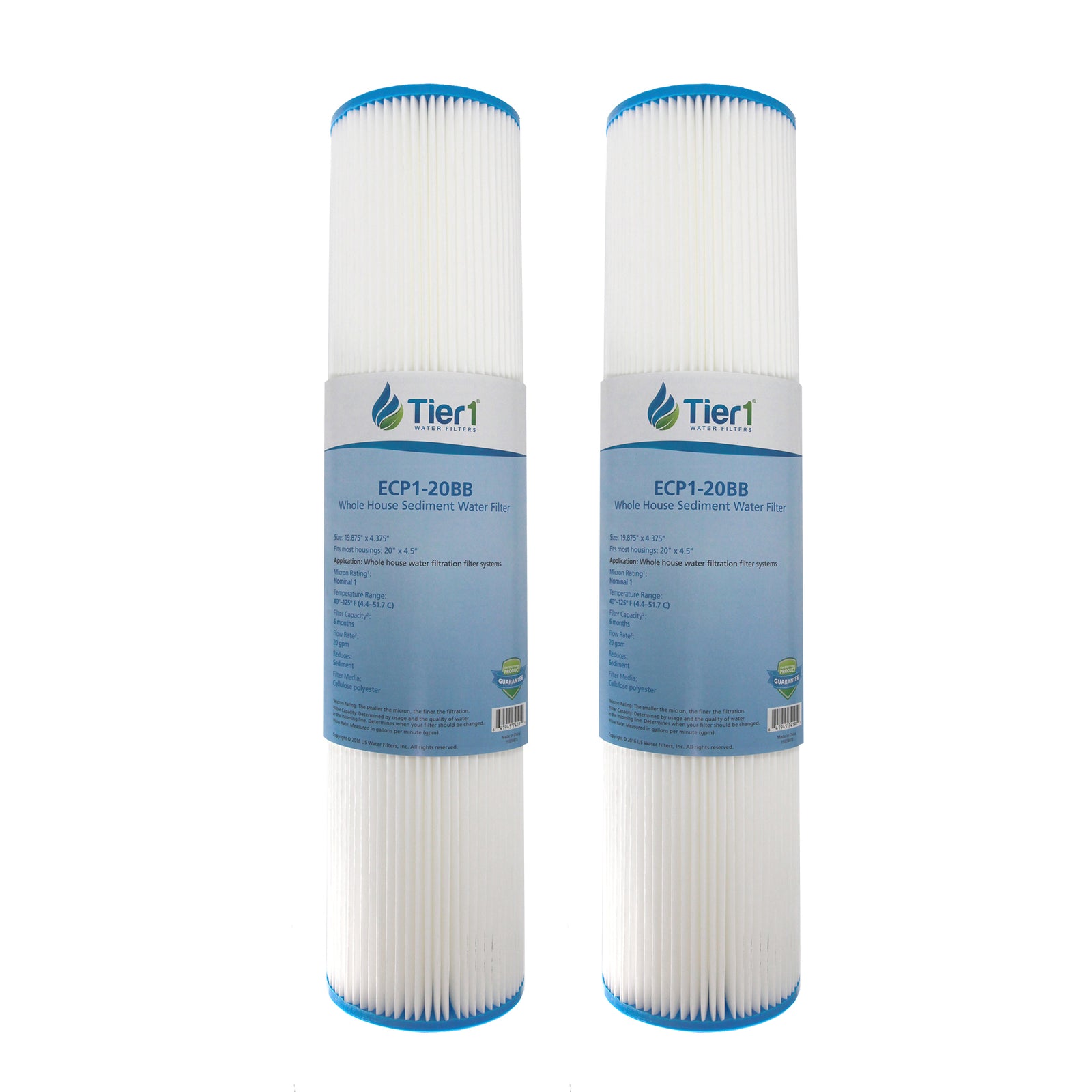ECP1-20BB Pentek Comparable Replacement Filter Cartridge by Tier1 - DiscountFilterStore.com