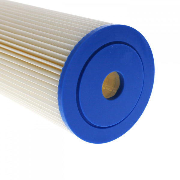 20 inch x 4.5 inch Whole House Pleated Polyester Water Filter by Tier1 (5 Micron) - Whole House Cartridges - 20.86 - DiscountFilterStore.com